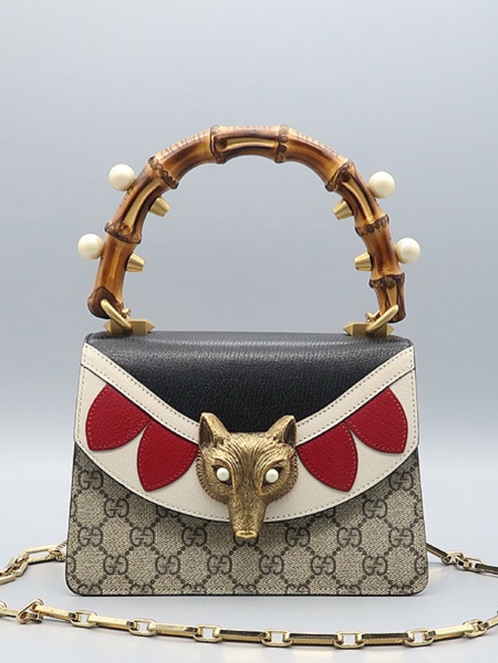 Gucci GG Supreme Satchel with Bamboo Handle Limited edition - Picture 2 of 7